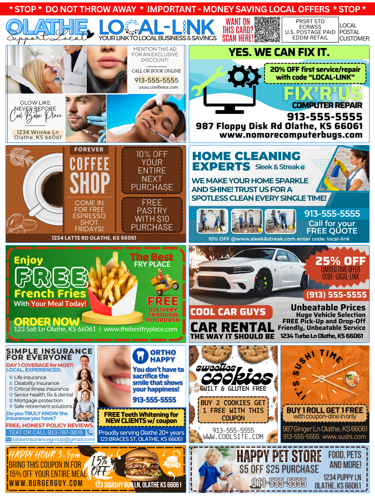 Local-Link Postcard Front